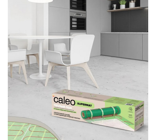 Нагревательный мат для теплого пола CALEO SUPERMAT 200 Вт/м2, 0,7 м2 Нагревательный мат для теплого пола CALEO SUPERMAT 200 Вт/м2, 0,7 м2
