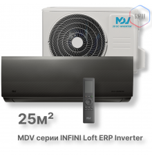 Инверторная сплит-система MDV серия INFINI Loft ERP Inverter  MDSALF-09HRFN8 / MDOALF-09HFN8
