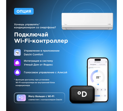 Настенная сплит-система Midea Unlimited Inverter MSAG2-07N8C2S-I/MSAG2-07N8C2S-O Настенная сплит-система Midea Unlimited Inverter MSAG2-07N8C2S-I/MSAG2-07N8C2S-O