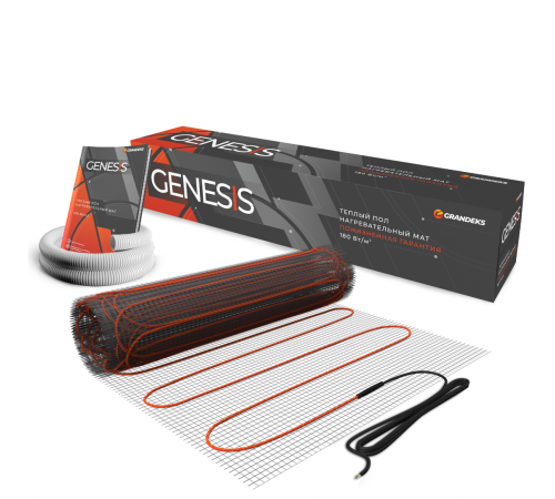 Нагревательный мат для теплого пола Genesis 90 Вт - 0,5 кв.м Нагревательный мат для теплого пола Genesis 90 Вт - 0,5 кв.м