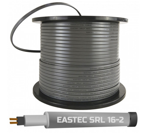 EASTEC SRL 16-2 M=16W (300м/рул.),греющий кабель без оплетки, пог.м. EASTEC SRL 16-2 M=16W (300м/рул.),греющий кабель без оплетки, пог.м.