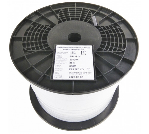 EASTEC SRL 16-2 M=16W (300м/рул.),греющий кабель без оплетки, пог.м. EASTEC SRL 16-2 M=16W (300м/рул.),греющий кабель без оплетки, пог.м.