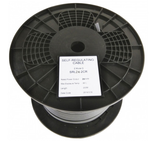 EASTEC SRL 24-2 CR, M=24W (200м/рул.), греющий кабель, пог.м. EASTEC SRL 24-2 CR, M=24W (200м/рул.), греющий кабель, пог.м.