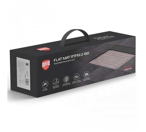 Мат нагревательный Royal Thermo Flat Mat RTFM 2-150-9 с терморегулятором RTS-16 Мат нагревательный Royal Thermo Flat Mat RTFM 2-150-9 с терморегулятором RTS-16