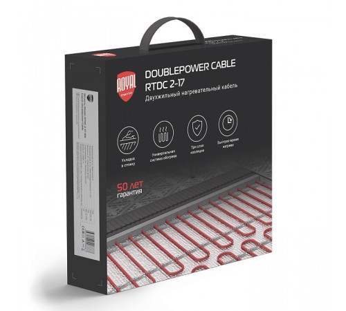 Кабель нагревательный Royal Thermo Doublepower Cable RTDC 2-17-100 (комплект) Кабель нагревательный Royal Thermo Doublepower Cable RTDC 2-17-100 (комплект)