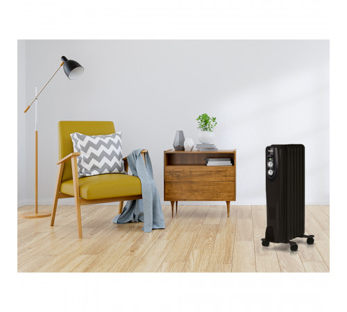 Масляный радиатор Ballu Classic black BOH/CL-07BRN 1500 (7 секций) Масляный радиатор Ballu Classic black BOH/CL-07BRN 1500 (7 секций)